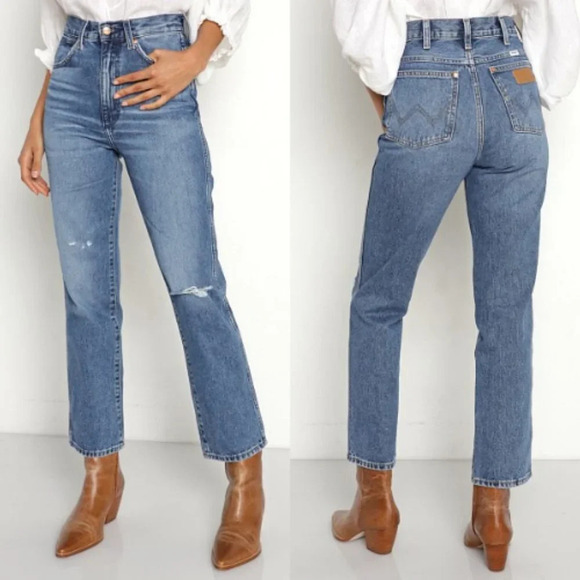 New! Wrangler Wild West 603 High Rise Straight Jean NWT 17016 - Picture 2 of 13